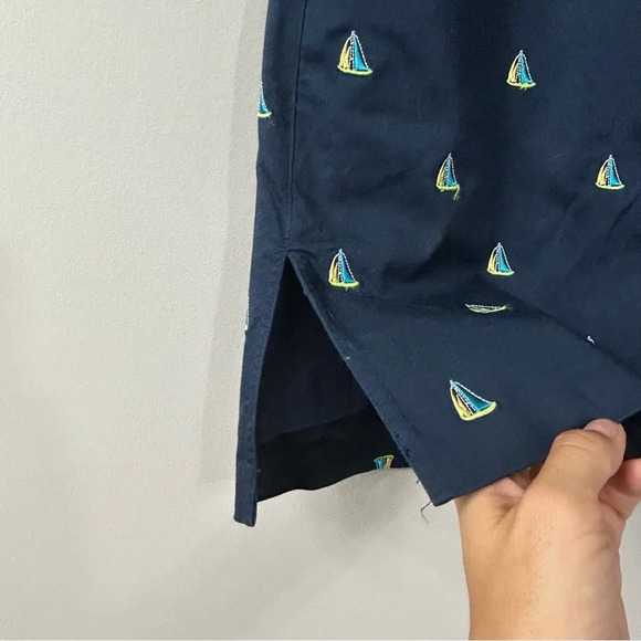 IZOD G-flex cotton golf skort skirt with shorts casual wear coastal design Sz 8 - Picture 10 of 10